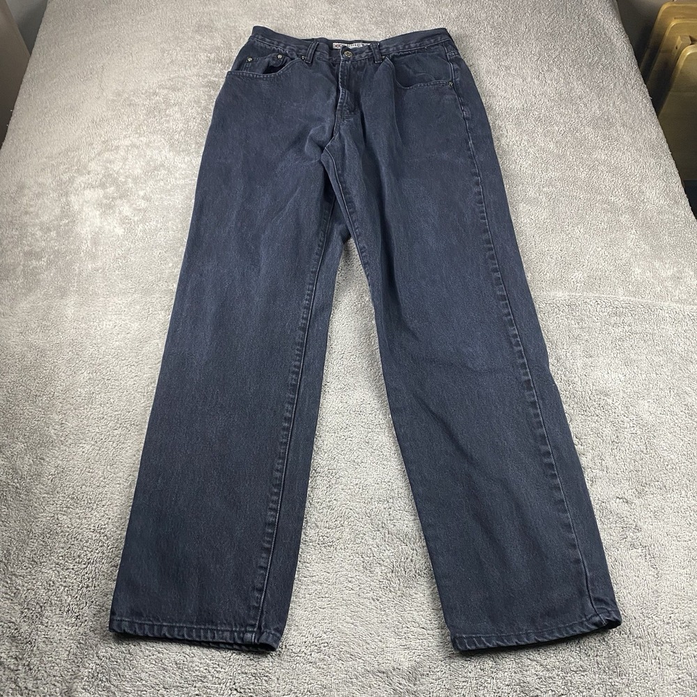 Union Bay Extra‎ Comfort Jeans Mens 31x32 Black Mid Rise